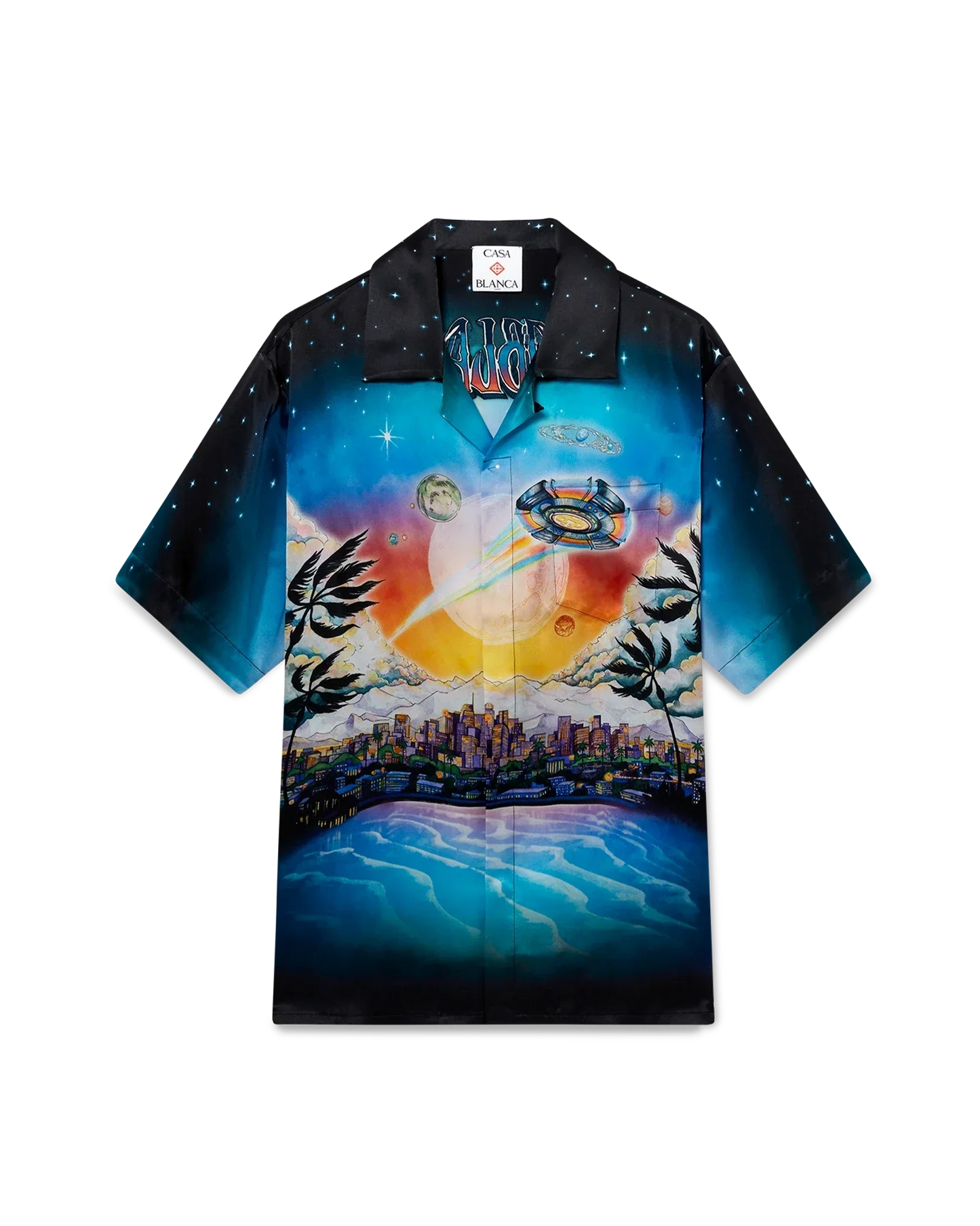 La Prémonition Short Sleeve Silk Shirt