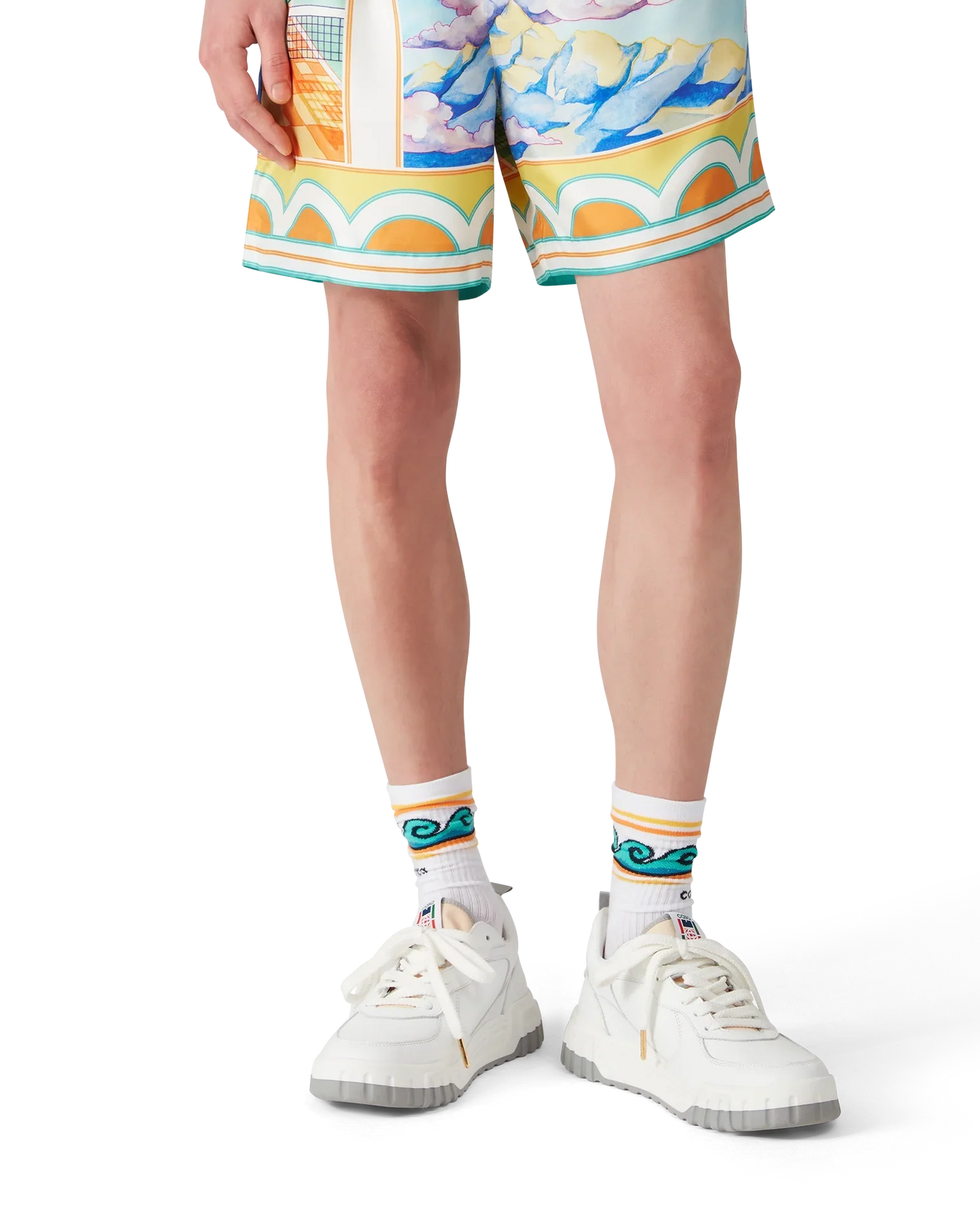 Surreal Pool Silk Shorts