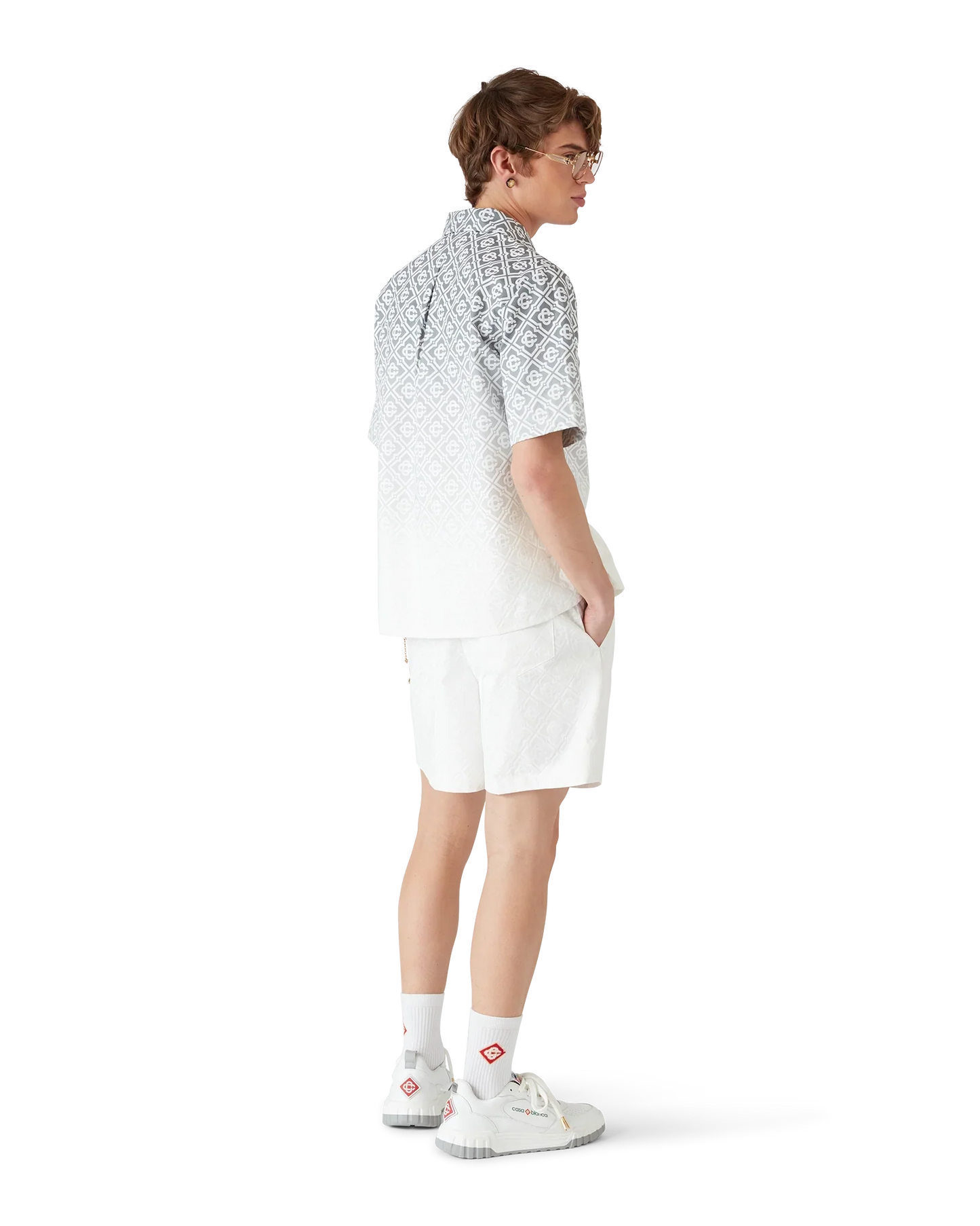 Monogram Gradient Short Sleeve Shirt