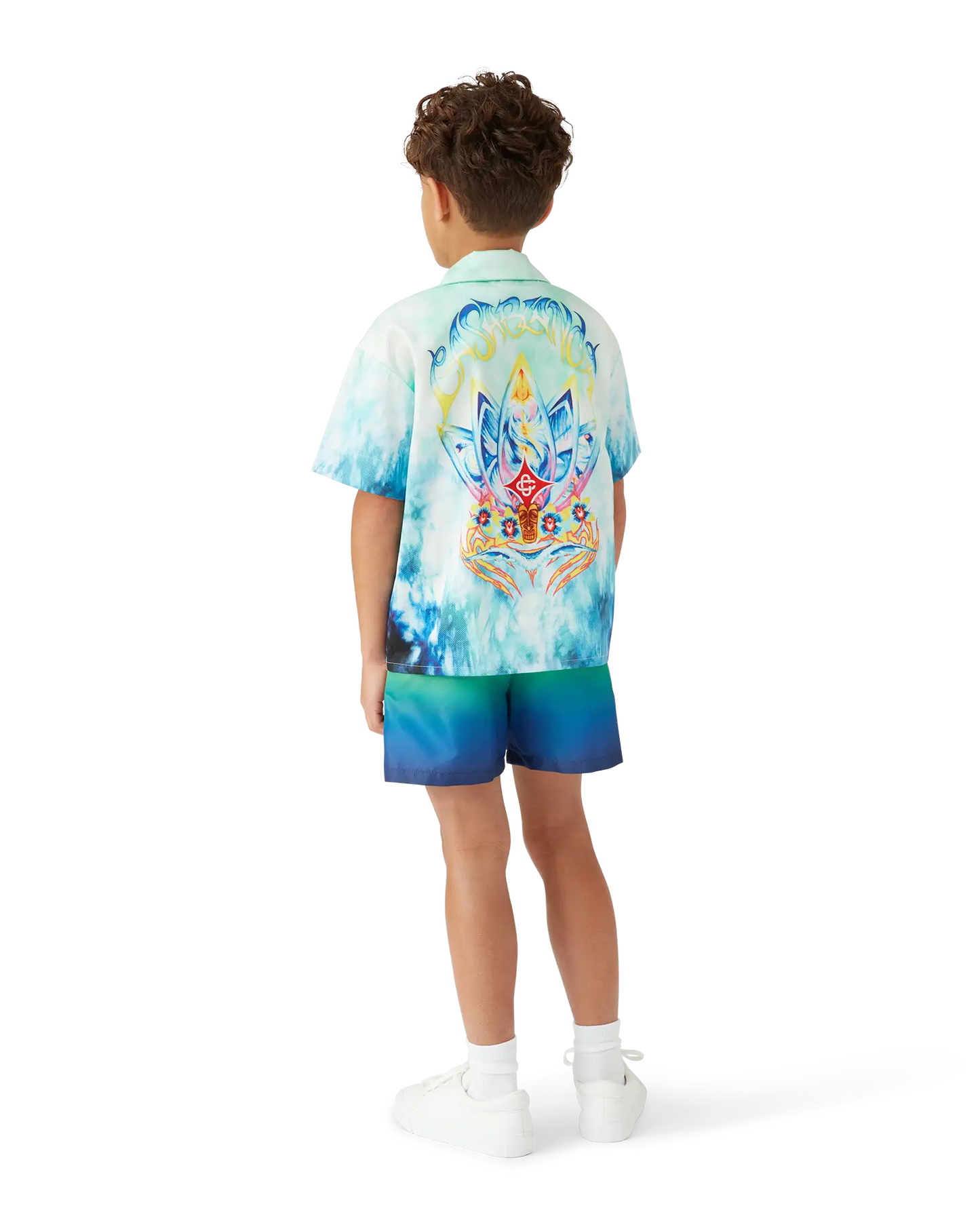 Children's Surf Lotus Short Sleeve Shirt