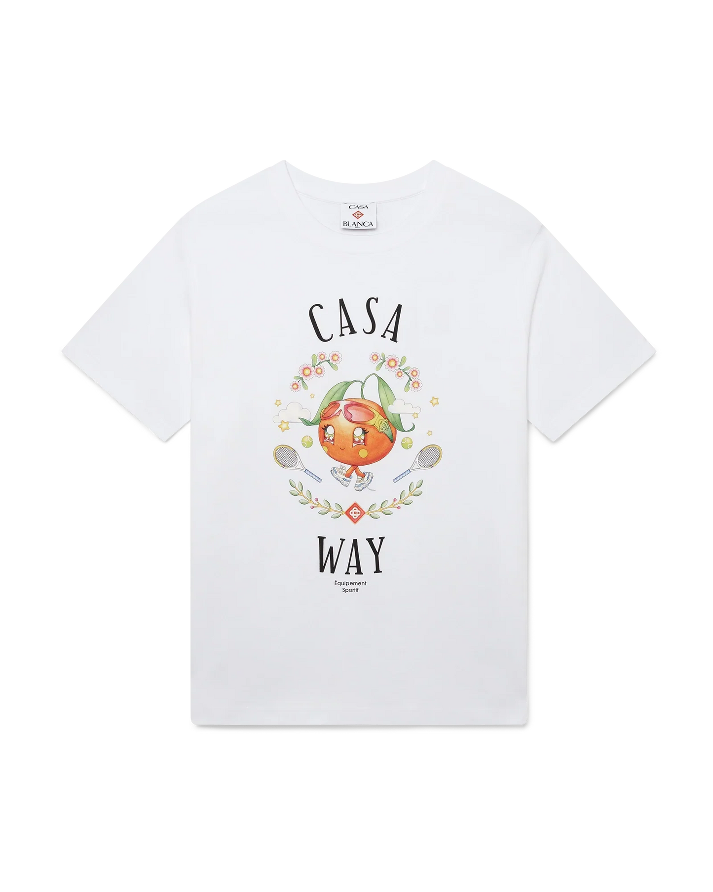 Casa Way Orange Mascot Short Sleeve T-Shirt