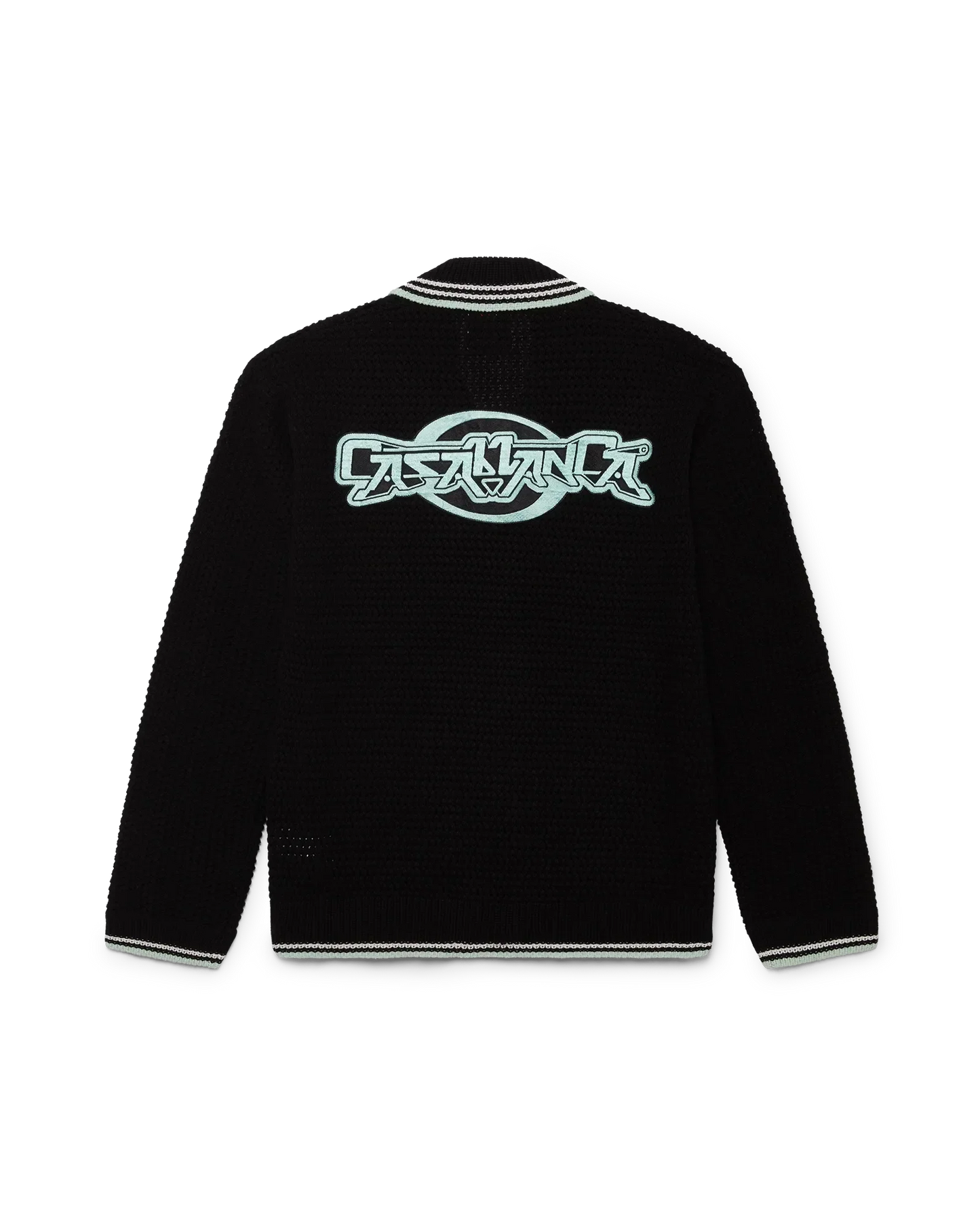 Embroidered Cotton Crochet Long Sleeve Shirt