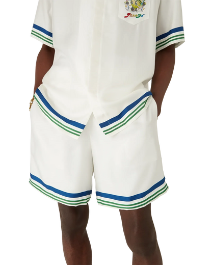 Tennis Club Icon Silk Twill Shorts