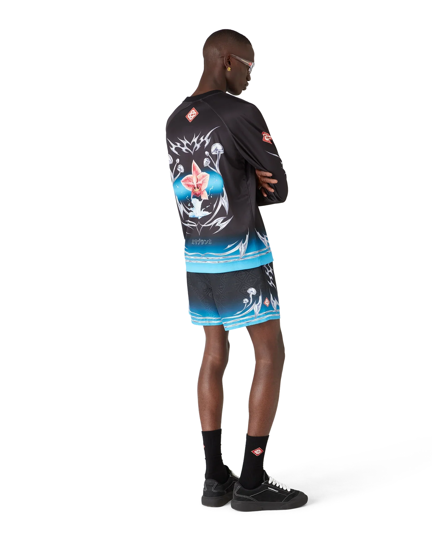 Blades Jacquard Swim Shorts