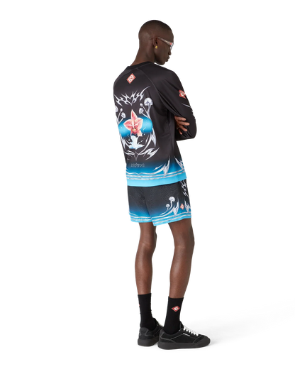 Blades Jacquard Swim Shorts