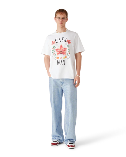 Casa Way Orchid Logo Short Sleeve T-Shirt