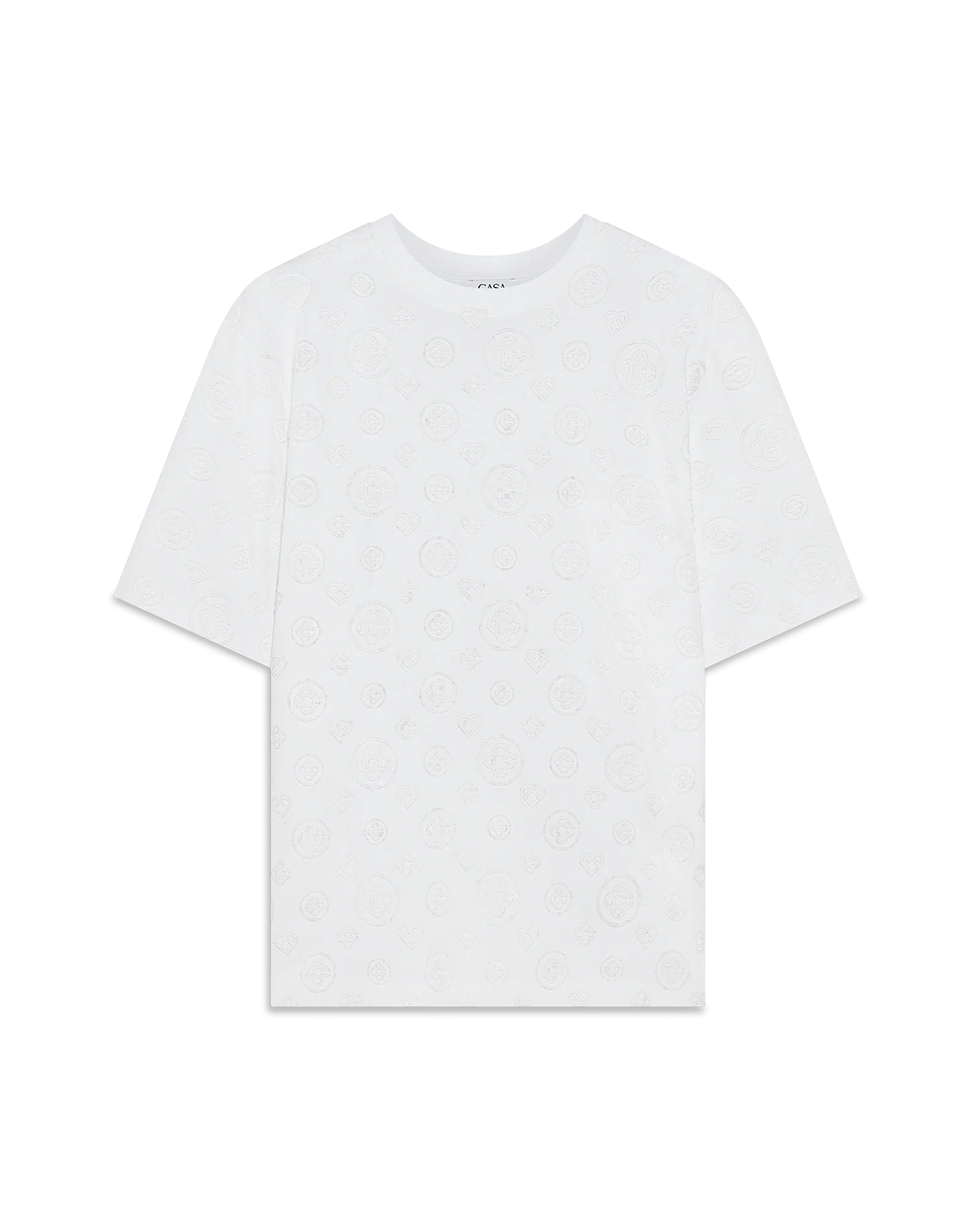 Applique Monogram Oversized Short Sleeve T-Shirt
