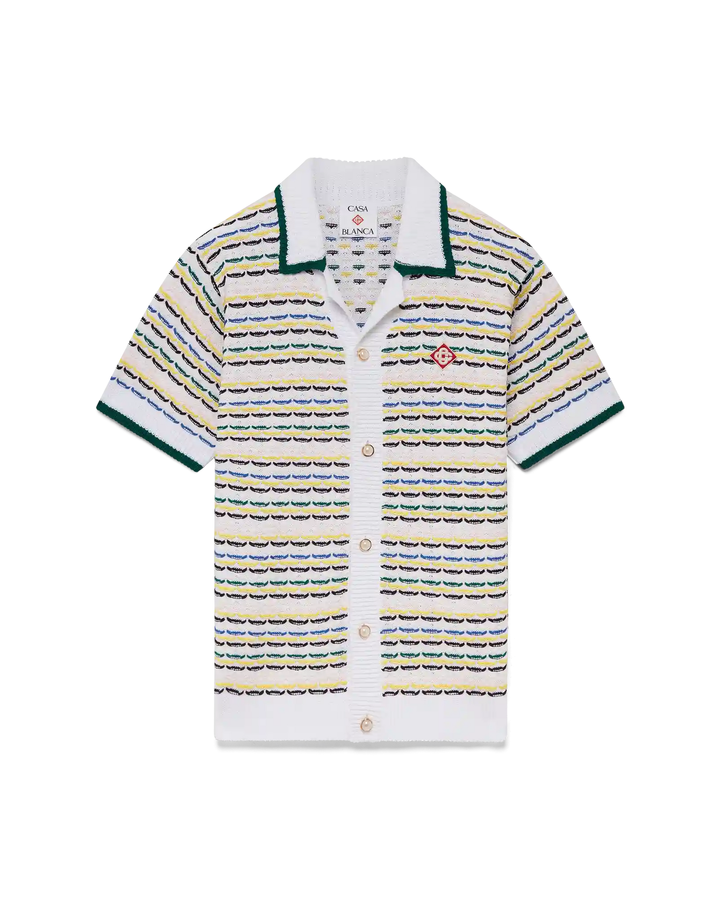 Tuck Stitch Short Sleeve Shirt