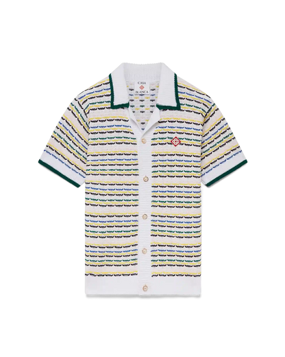 Tuck Stitch Short Sleeve Shirt