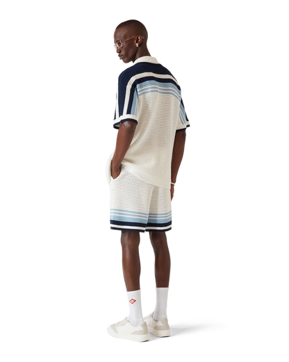 Tennis Cotton Crochet Shorts