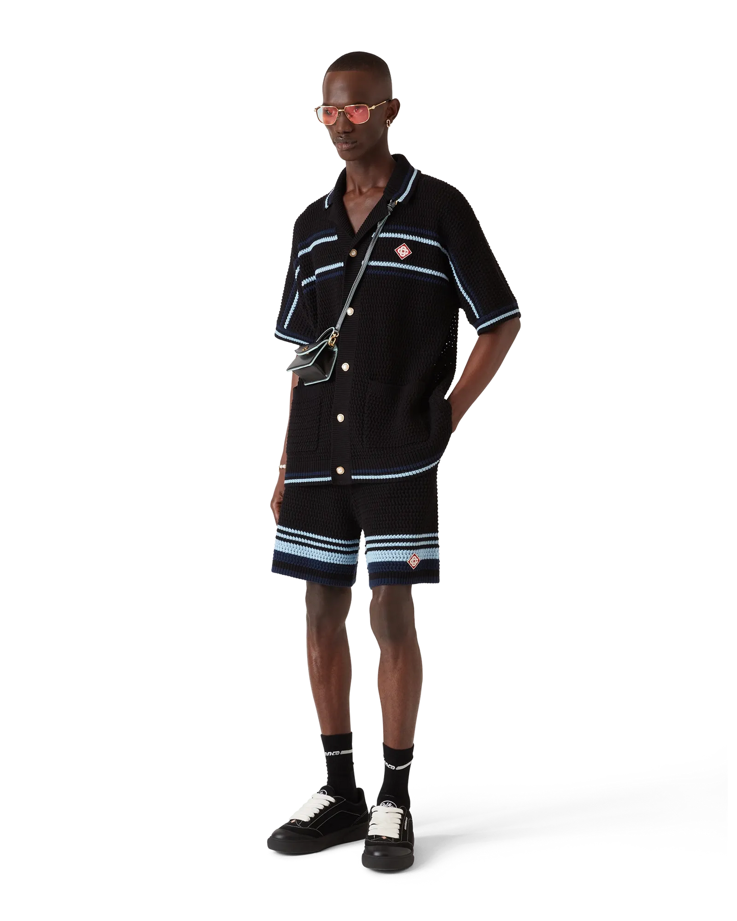 Tennis Cotton Crochet Shorts