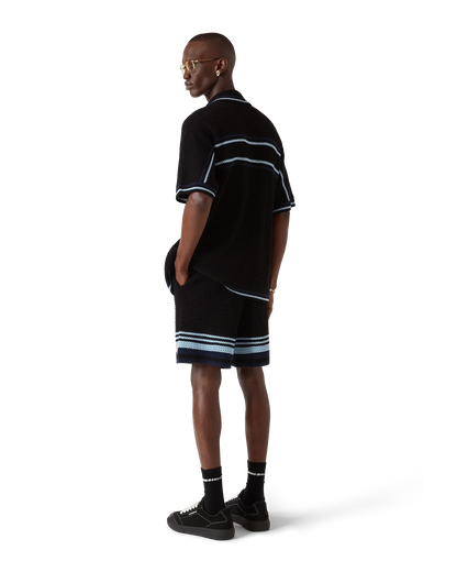 Tennis Cotton Crochet Shorts