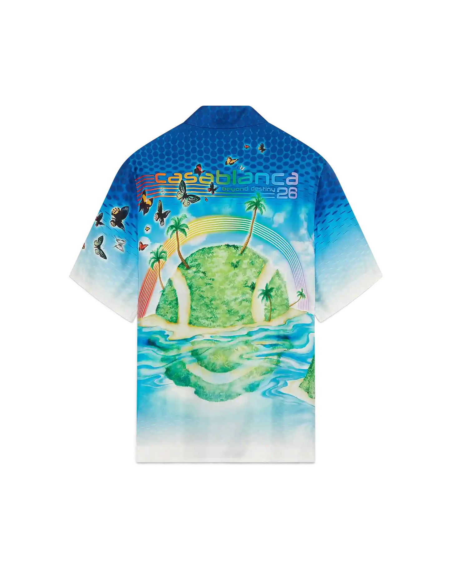 Beyond Destiny Short Sleeve Silk Shirt