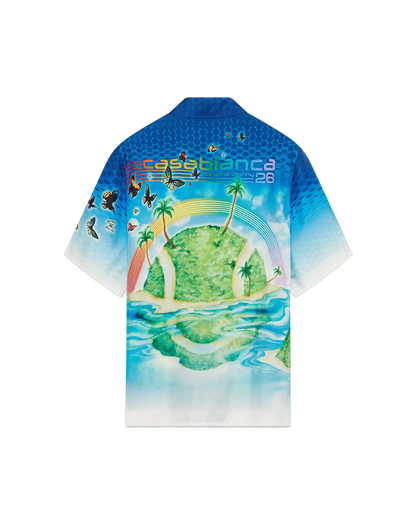 Beyond Destiny Short Sleeve Silk Shirt