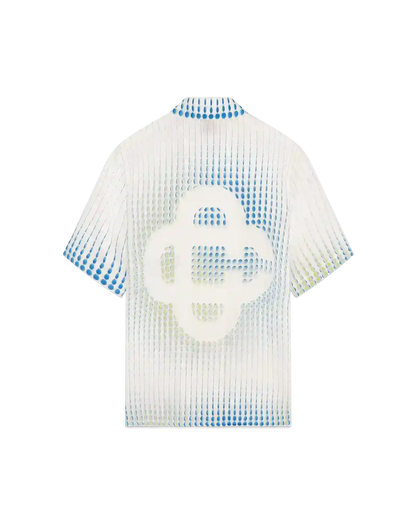 Dots Short Sleeve Linen Shirt