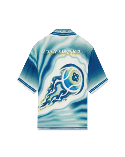 The Art Of The Serve Short Sleeve Silk Shirt