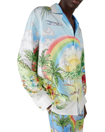Aloha Long Sleeve Silk Shirt