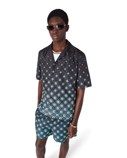 Degrade Monogram Short Sleeve Swimwear