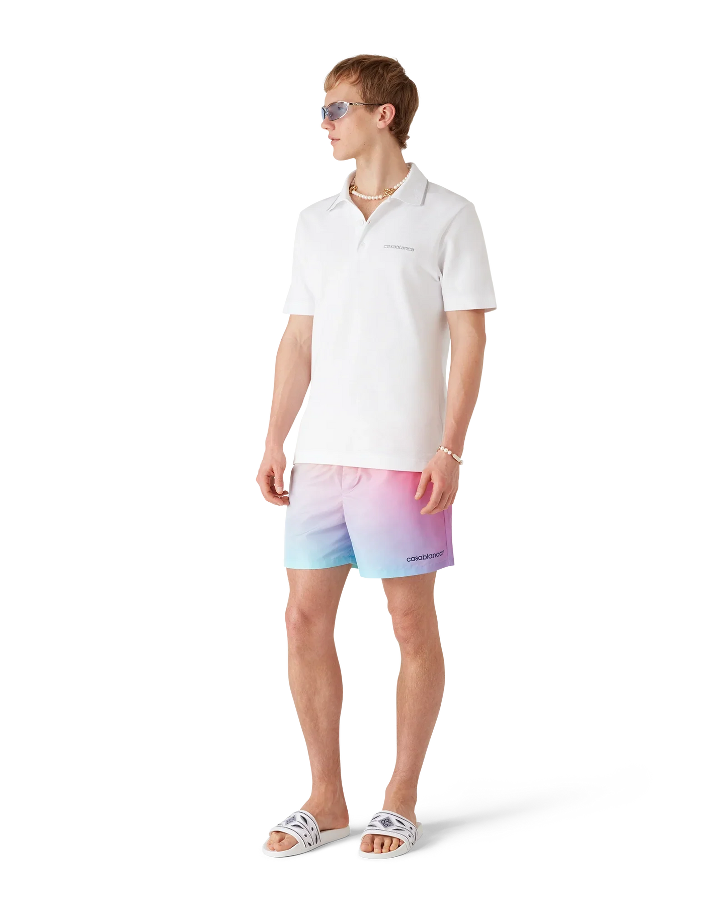 Gradient Printed Swim Shorts