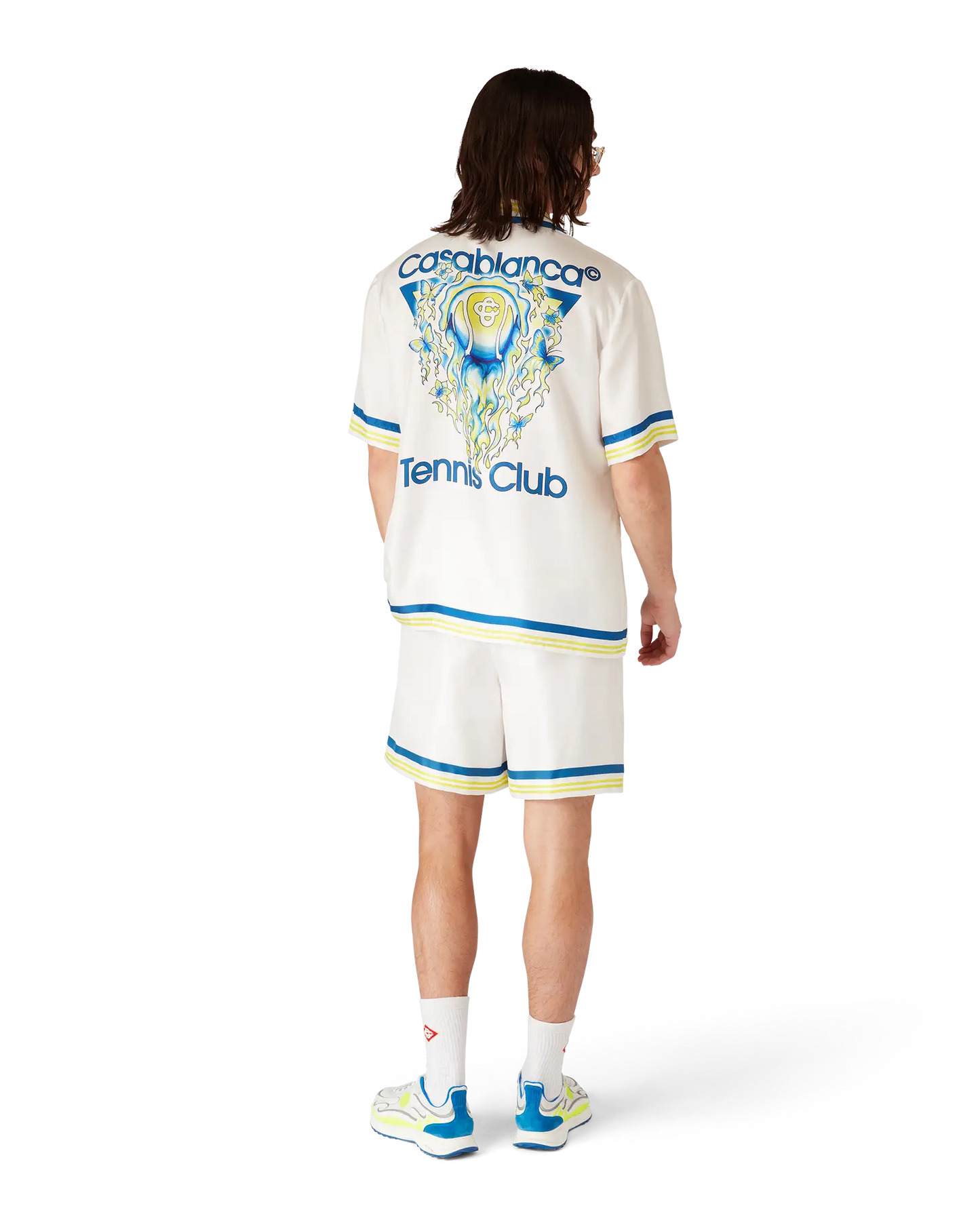 Flaming Tennis Club Icon Silk Shorts