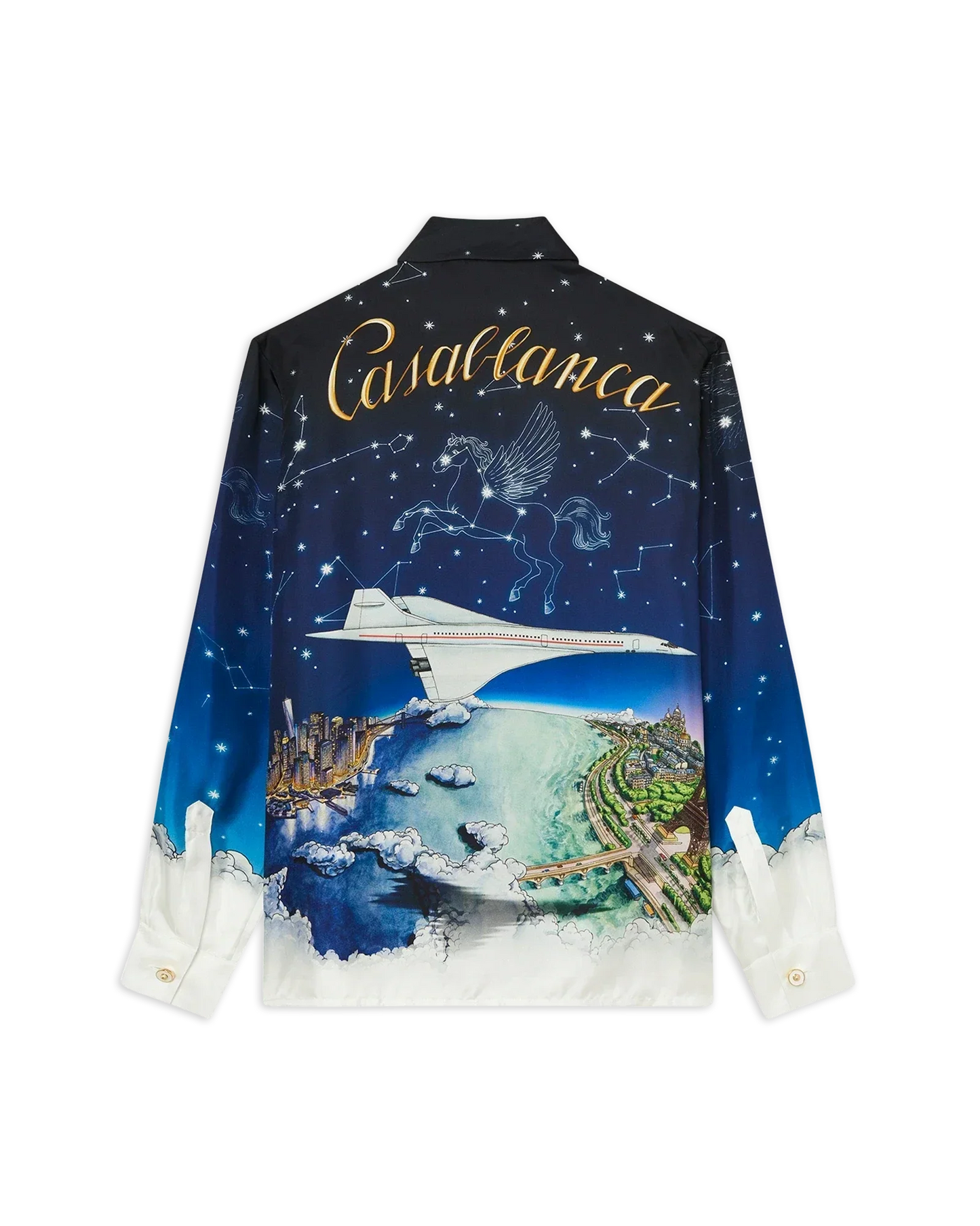 Vol De Nuit Silk Shirt