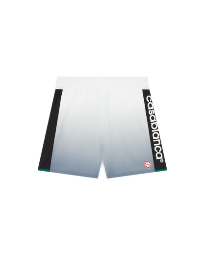 Silver Gradient Shellsuit Shorts