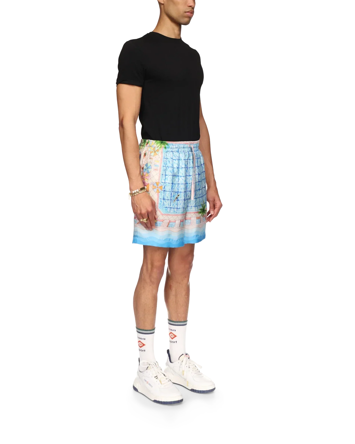 Le Plongeon Silk Shorts