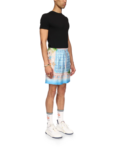 Le Plongeon Silk Shorts