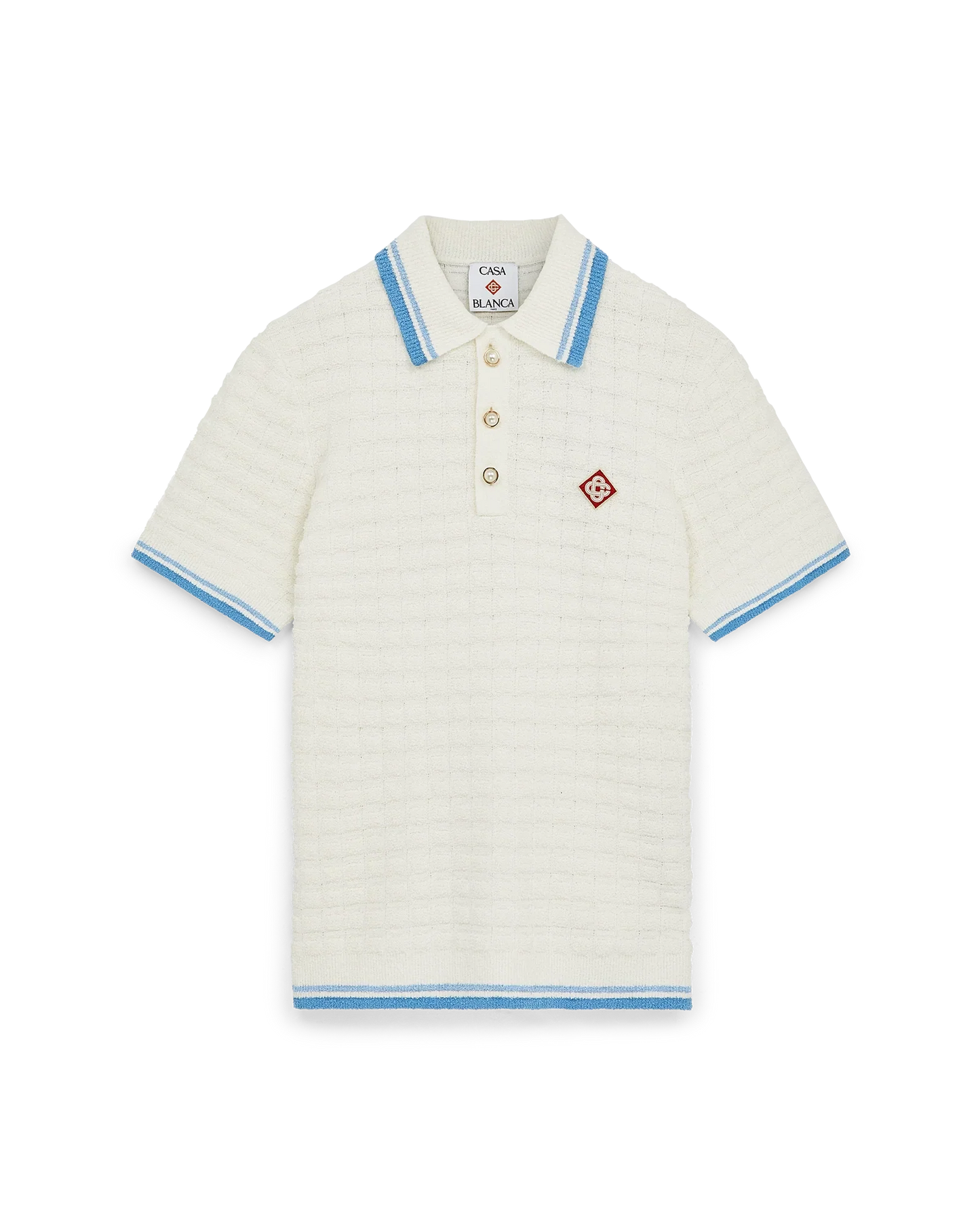 Cotton Boucle Polo Shirt