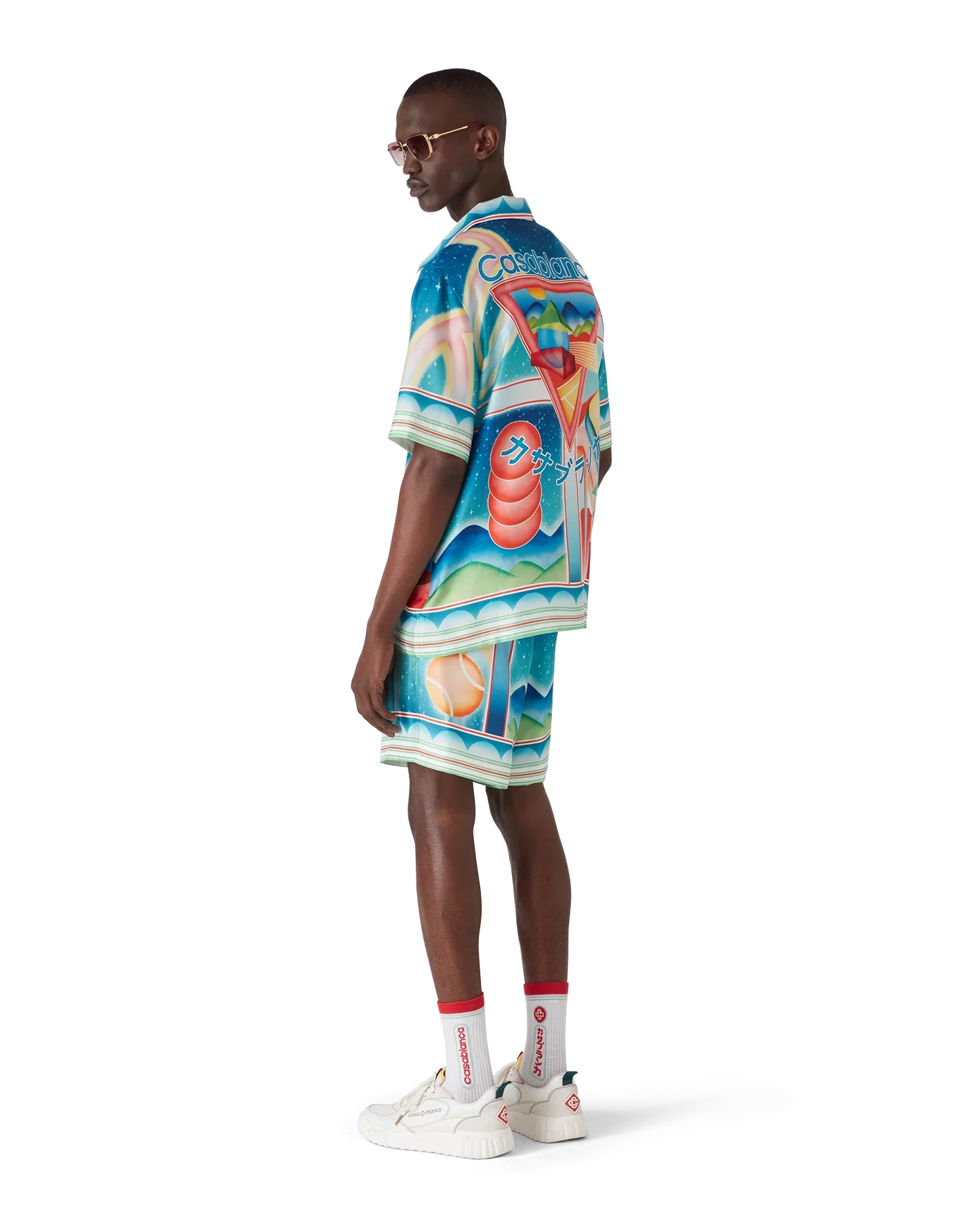Galaxy Court Short Sleeve Silk Shirt