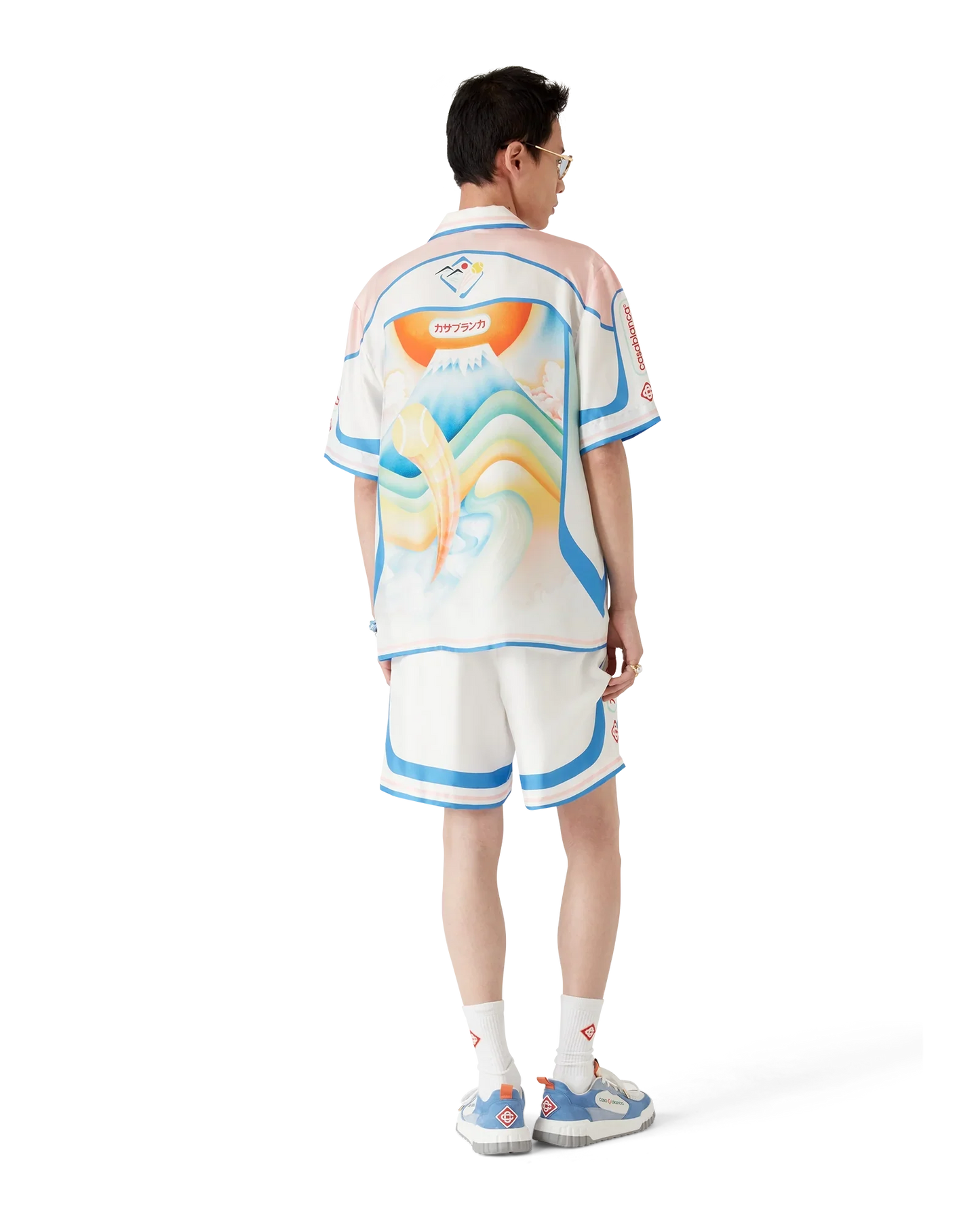 Fuji Dream Short Sleeve Silk Shirt