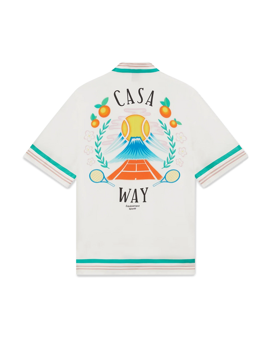 Casa Way Short Sleeve Silk Shirt