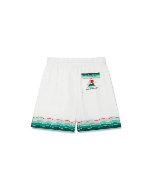 Montagne Ondulee Silk Shorts