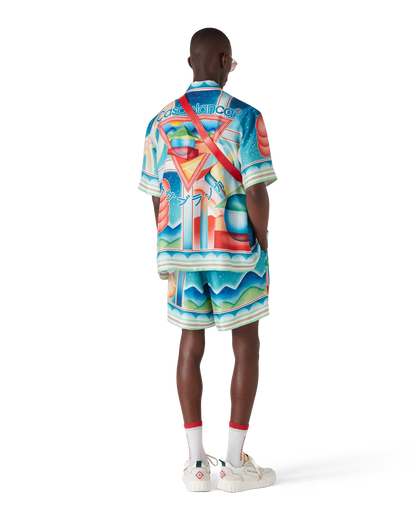 Galaxy Court Silk Shorts