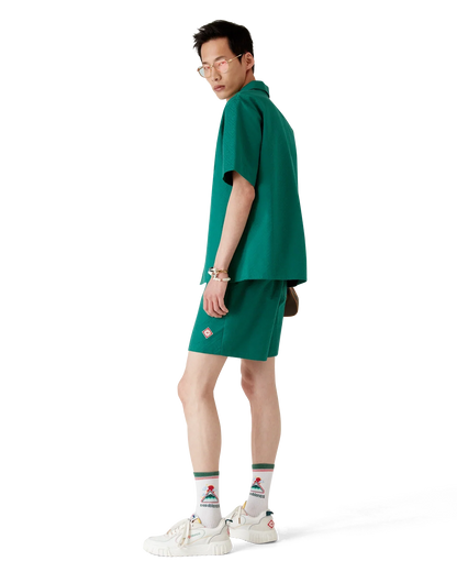 Cotton Monogram Jacquard Shorts