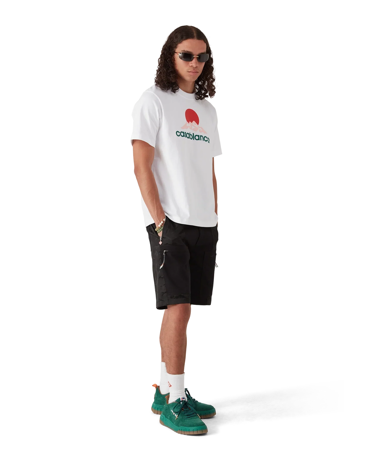 Nylon Mountain Camo Cargo Shorts