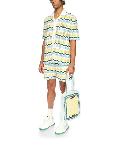 Wavy Boucle Shorts