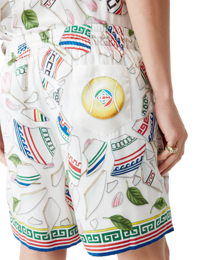 Le Vase Brise Silk Shorts