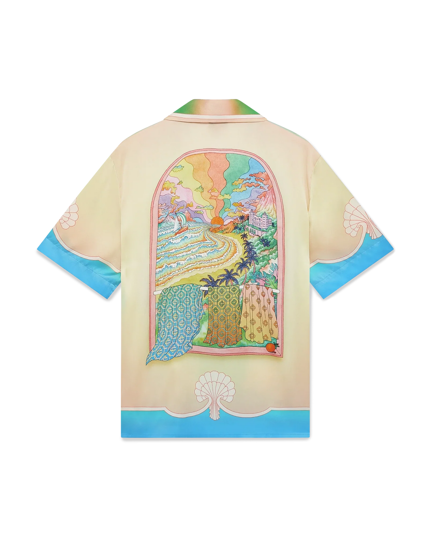 Lucid Dreams Short Sleeve Silk Shirt