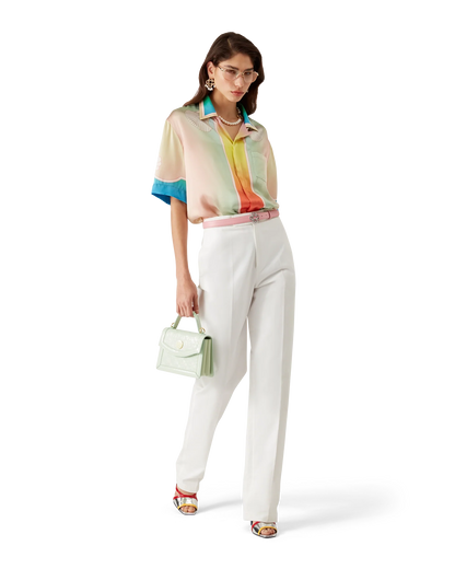 Lucid Dreams Short Sleeve Silk Shirt