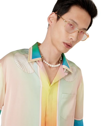 Lucid Dreams Short Sleeve Silk Shirt