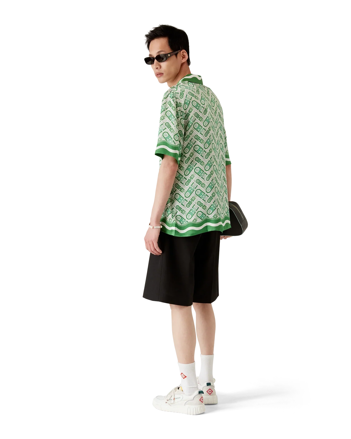 Ping Pong Short Sleeve Silk Shirt