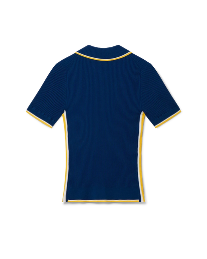 Rib Polo Shirt