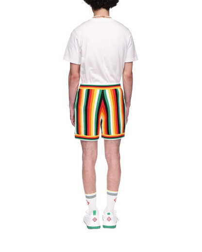 Striped Towelling Shorts