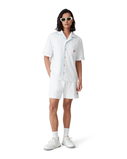 Tennis Stripe Towelling Shorts