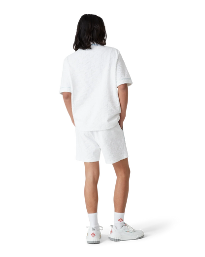 Tennis Stripe Towelling Shorts