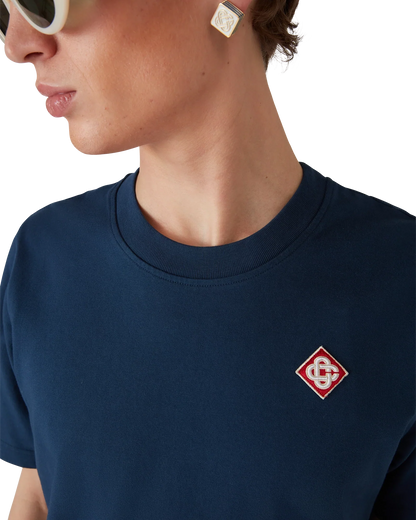 Navy Diamond Logo Short Sleeve T-Shirt