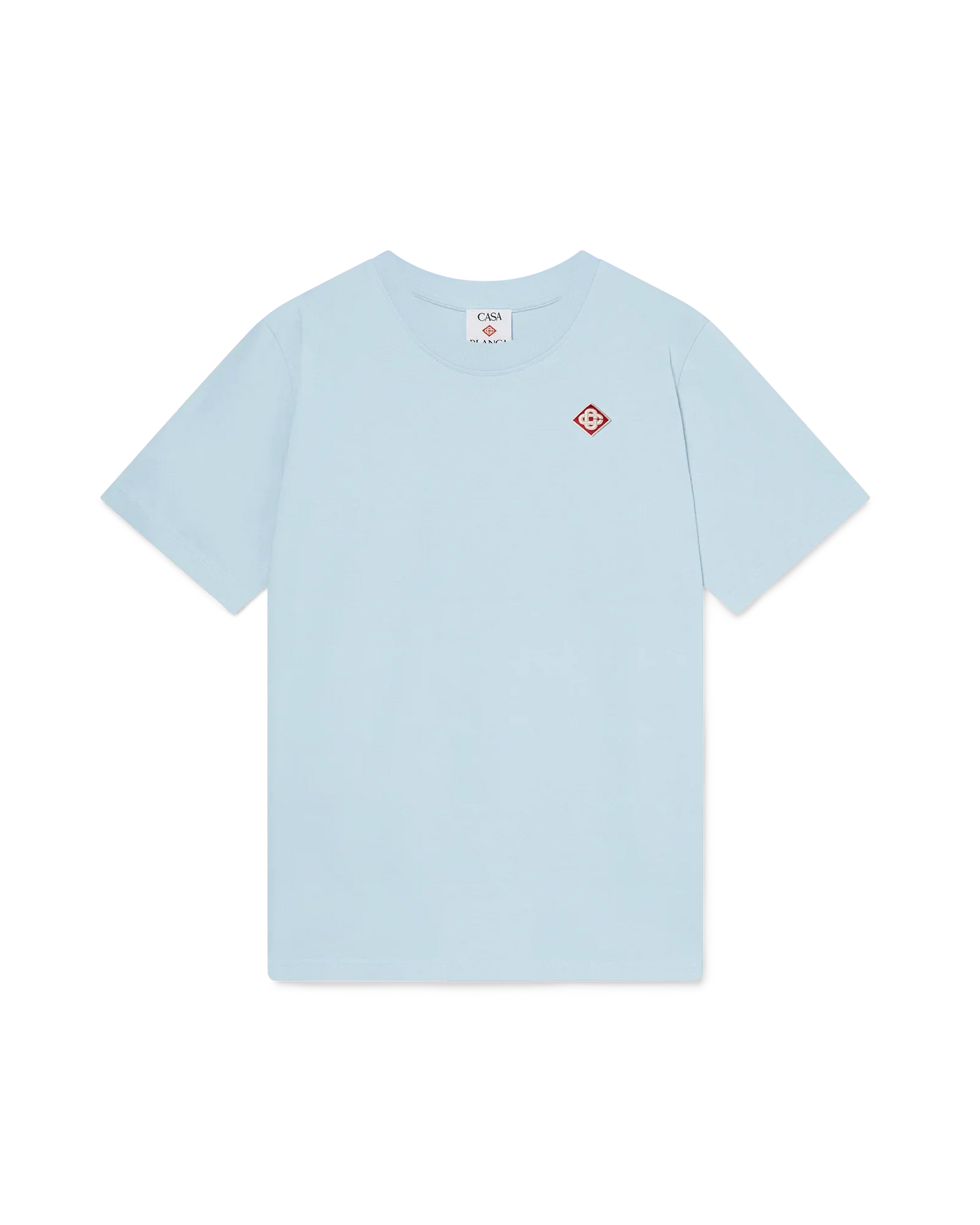 Light Blue Diamond Logo Short Sleeve T-Shirt