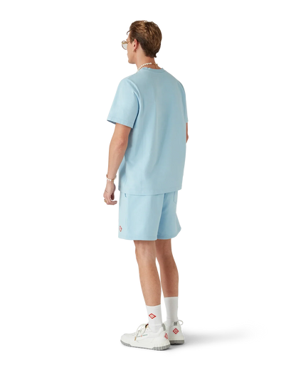 Light Blue Diamond Logo Short Sleeve T-Shirt