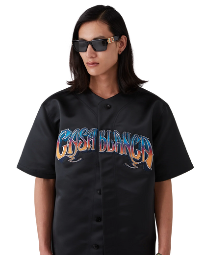 Gothic Baseball Short Sleeve Shirt
